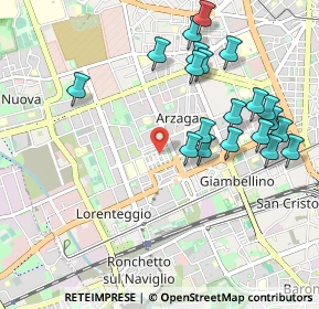 Mappa Via delle Ortensie, 20147 Milano MI, Italia (1.0695)