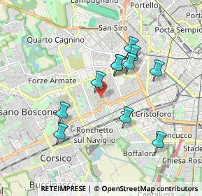 Mappa Via delle Ortensie, 20147 Milano MI, Italia (1.62)