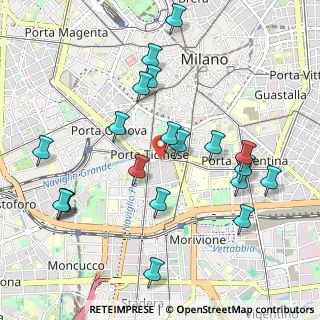 Mappa Viale Col di Lana, 20121 Milano MI, Italia (1.0955)