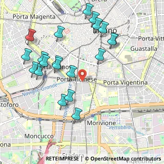 Mappa Viale Col di Lana, 20121 Milano MI, Italia (1.1185)