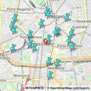 Mappa Viale Col di Lana, 20124 Milano MI, Italia (1.142)