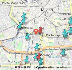 Mappa Viale Col di Lana, 20121 Milano MI, Italia (1.383)