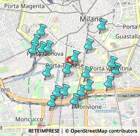 Mappa Viale Col di Lana, 20121 Milano MI, Italia (0.915)