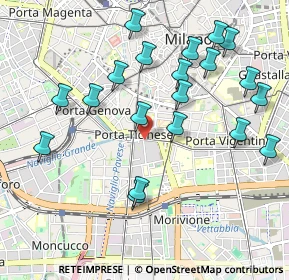 Mappa Viale Col di Lana, 20121 Milano MI, Italia (1.0685)