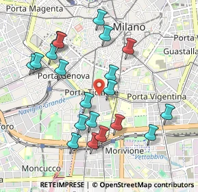 Mappa Viale Col di Lana, 20121 Milano MI, Italia (0.9915)