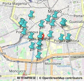 Mappa Viale Col di Lana, 20121 Milano MI, Italia (0.8135)