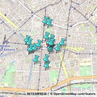 Mappa Viale Col di Lana, 20121 Milano MI, Italia (0.2885)