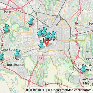 Mappa Viale Col di Lana, 20121 Milano MI, Italia (5.08917)