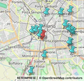 Mappa Viale Col di Lana, 20121 Milano MI, Italia (2.05412)