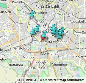 Mappa Viale Col di Lana, 20121 Milano MI, Italia (1.20545)