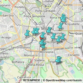 Mappa Viale Col di Lana, 20124 Milano MI, Italia (1.63)