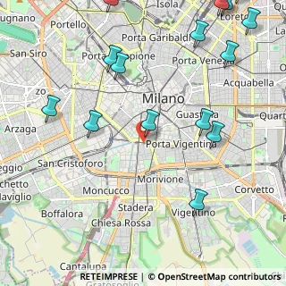 Mappa Viale Col di Lana, 20124 Milano MI, Italia (2.96133)