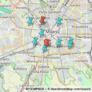 Mappa Viale Col di Lana, 20124 Milano MI, Italia (1.53455)