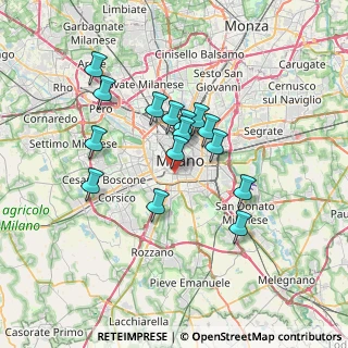 Mappa Viale Col di Lana, 20121 Milano MI, Italia (5.82933)