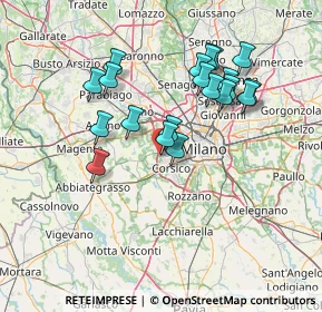 Mappa Via degli Abeti, 20152 Milano MI, Italia (13.146)