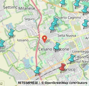 Mappa Via degli Abeti, 20152 Milano MI, Italia (3.04231)