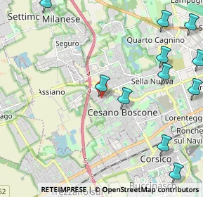 Mappa Via degli Abeti, 20152 Milano MI, Italia (3.01583)