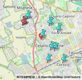 Mappa Via degli Abeti, 20152 Milano MI, Italia (1.85909)