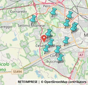 Mappa Via degli Abeti, 20152 Milano MI, Italia (3.50923)