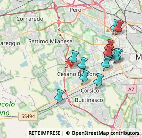 Mappa Via degli Abeti, 20152 Milano MI, Italia (3.73)