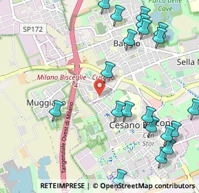 Mappa Via degli Abeti, 20152 Milano MI, Italia (1.3365)
