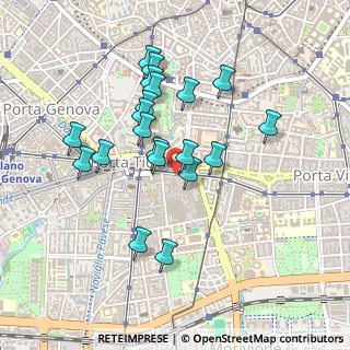 Mappa Viale Col di Lana, 20136 Milano MI, Italia (0.408)