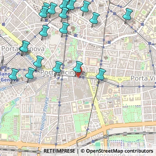 Mappa Viale Col di Lana, 20136 Milano MI, Italia (0.7335)