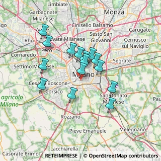 Mappa Viale Col di Lana, 20136 Milano MI, Italia (5.83467)