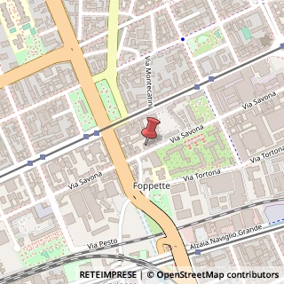 Mappa Via Savona, 80, 20144 Milano, Milano (Lombardia)