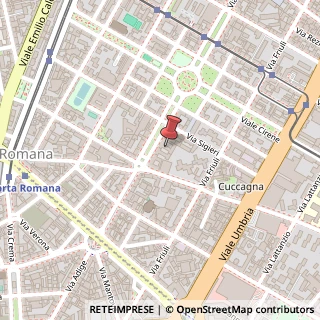 Mappa Via Gerolamo Tiraboschi, 6, 20135 Milano, Milano (Lombardia)