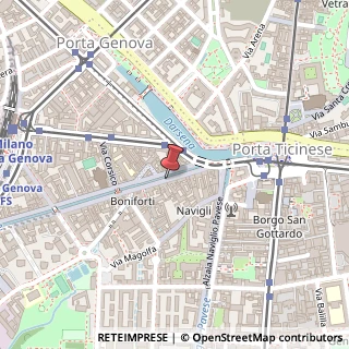 Mappa Ripa di Porta Ticinese,  21, 20143 Milano, Milano (Lombardia)