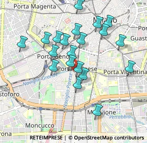 Mappa Piazza XXIV Maggio, 20136 Milano MI, Italia (0.8715)