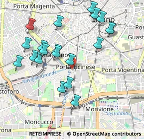 Mappa Piazza XXIV Maggio, 20136 Milano MI, Italia (1.034)