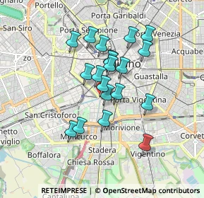 Mappa Piazza XXIV Maggio, 20136 Milano MI, Italia (1.4005)