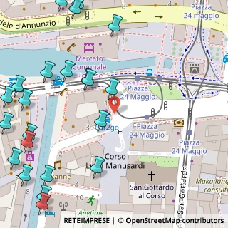 Mappa Piazza XXIV Maggio, 20136 Milano MI, Italia (0.084)