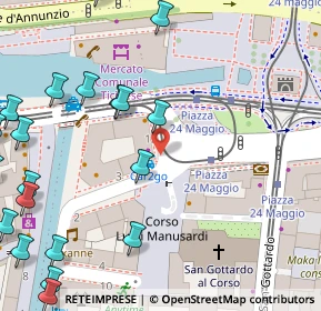 Mappa Piazza XXIV Maggio, 20136 Milano MI, Italia (0.084)