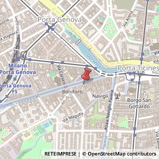 Mappa Ripa di Porta Ticinese, 21, 20143 Milano, Milano (Lombardia)