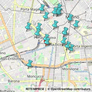 Mappa CAP, 20143 Milano MI, Italia (1.0635)