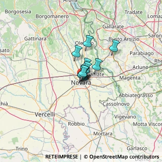 Mappa Via Palestro, 28100 Novara NO, Italia (4.83182)