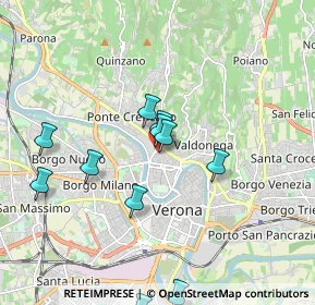Mappa Piazzale Aristide Stefani, 37100 Verona VR, Italia (2.09333)