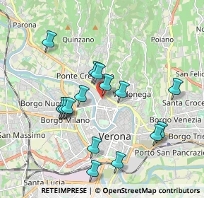 Mappa Piazzale Aristide Stefani, 37100 Verona VR, Italia (1.81438)