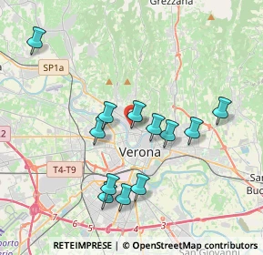 Mappa Piazzale Aristide Stefani, 37100 Verona VR, Italia (3.60083)