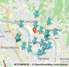 Mappa Piazzale Aristide Stefani, 37100 Verona VR, Italia (0.915)