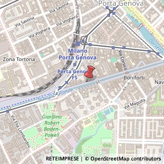 Mappa Alzaia Naviglio Grande, 58, 20144 Milano, Milano (Lombardia)