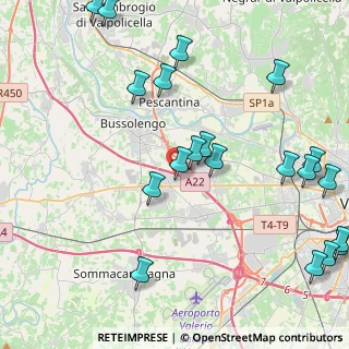 Mappa Autostrada del Brennero, 37012 Verona VR, Italia (5.4425)