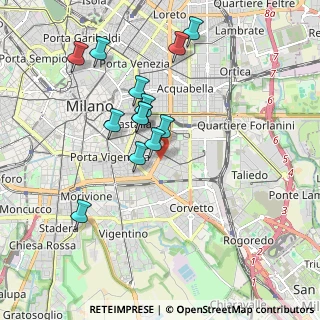 Mappa Viale Umbria, 20137 Milano MI, Italia (1.72692)