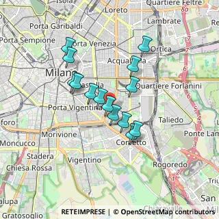 Mappa Viale Umbria, 20137 Milano MI, Italia (1.39786)