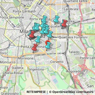 Mappa Viale Umbria, 20137 Milano MI, Italia (1.526)