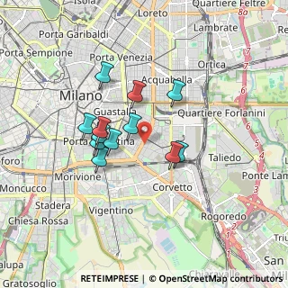 Mappa Viale Umbria, 20137 Milano MI, Italia (1.36583)
