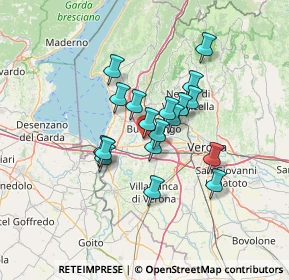 Mappa Via Tagliamento, 37060 Sona VR, Italia (9.99778)